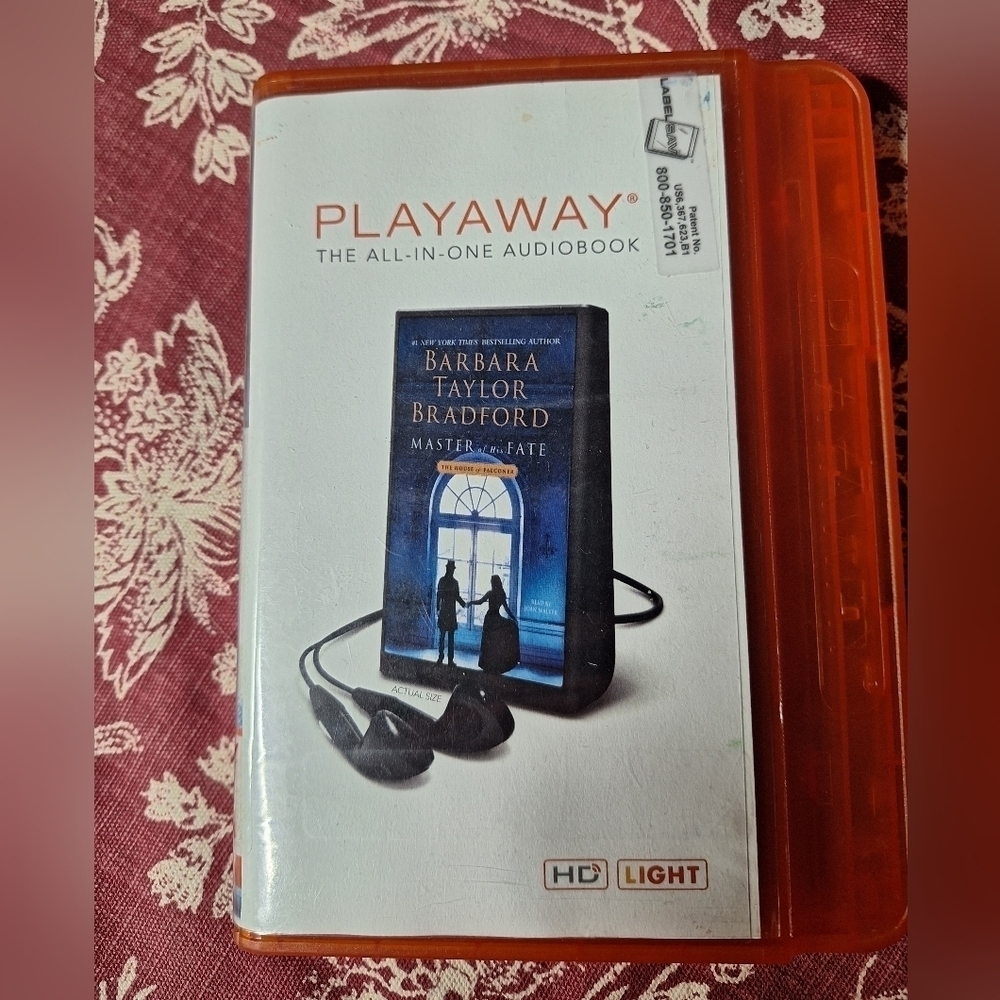 BARBARA TAYLOR BRADFORD'S MASTER OF HIS FATE PLAYAWAY AUDIO BOOK